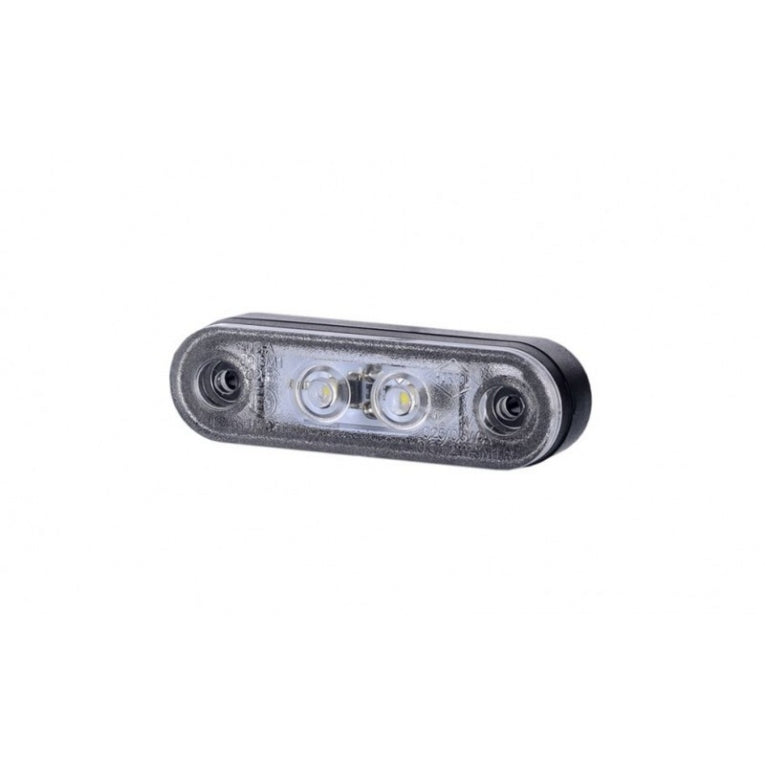 Zijmarkeringslicht 12/24V LED - Wit Zijmarkeringslicht 12/24V LED - Wit